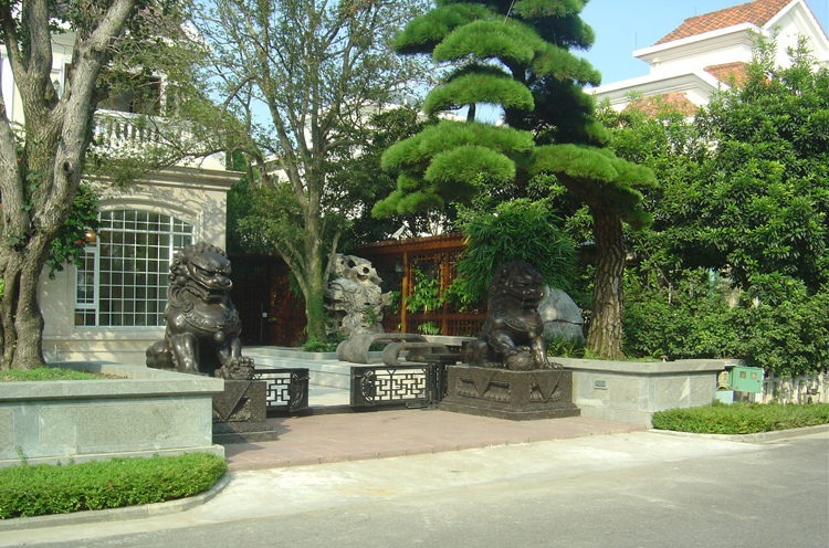 順德碧桂園中式別墅庭院設計